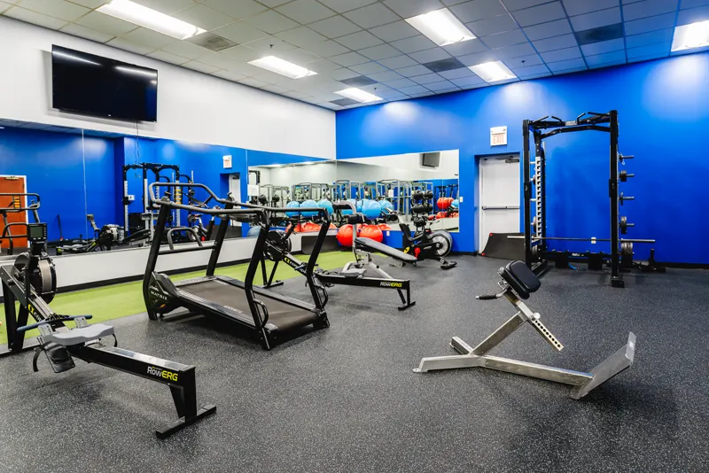 The turf functional training room at Foundation Fitness Cambridge