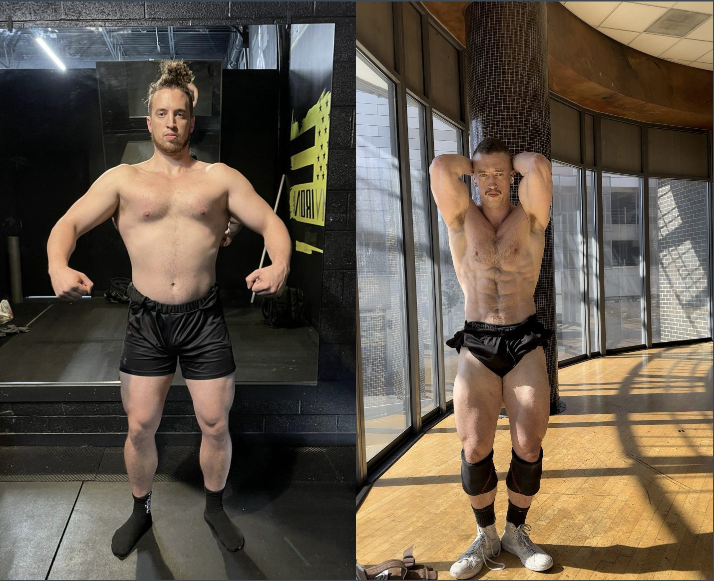 Angelo before and after
