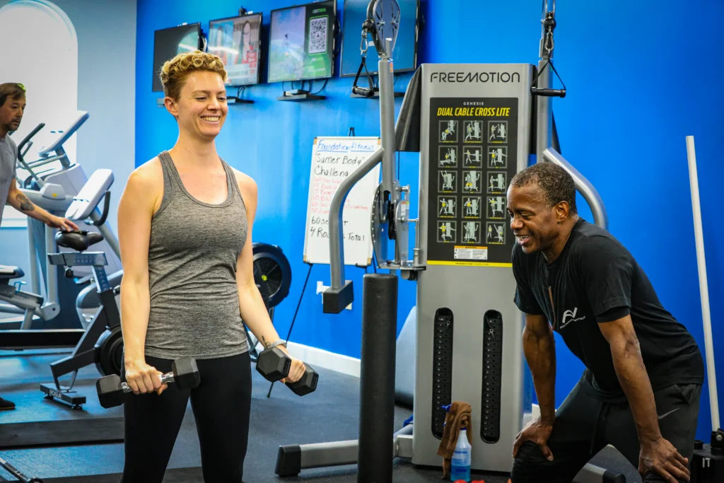 Personal training at Foundation Fitness of Old Town